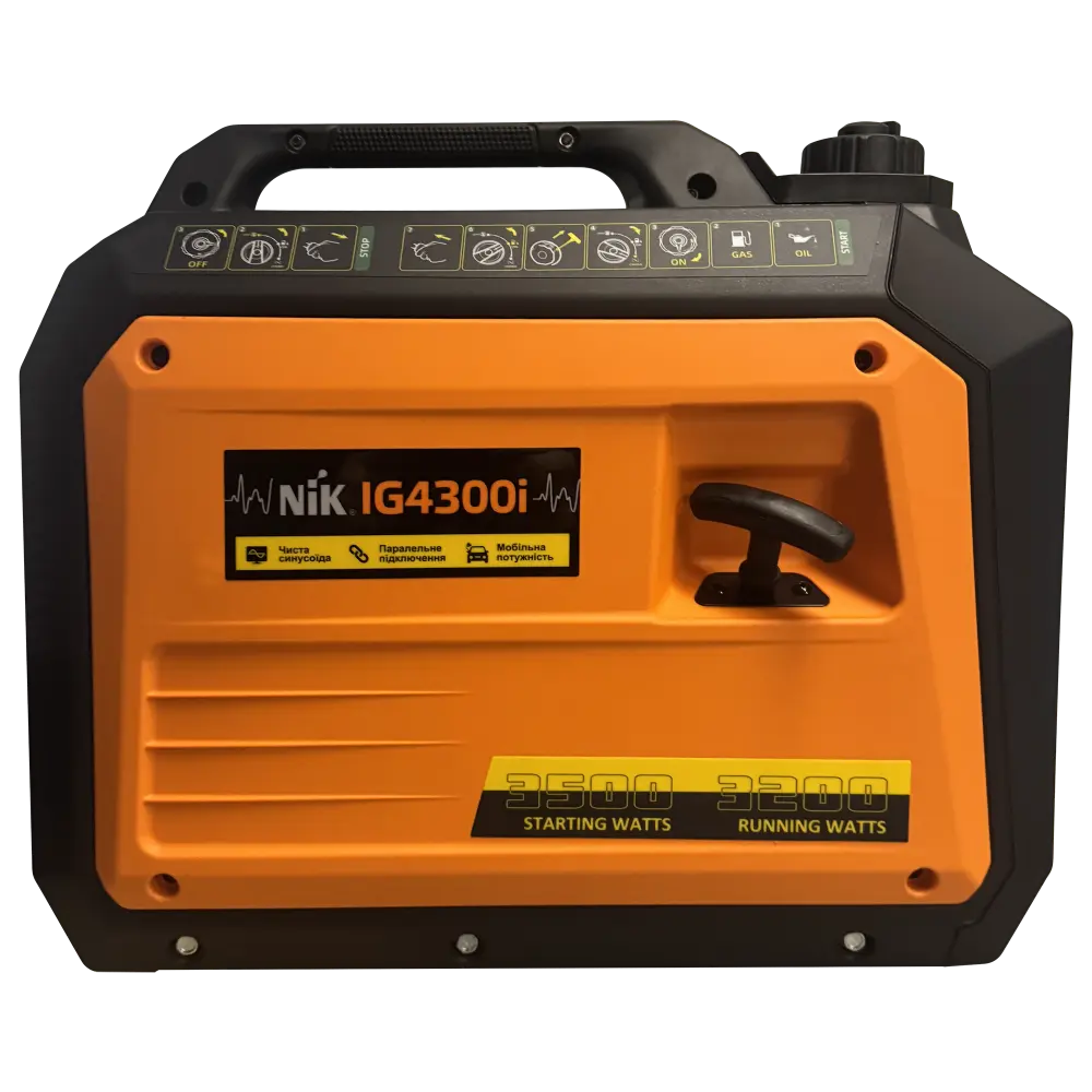 Електрогенераторна установка інверторна NIK IG4300і